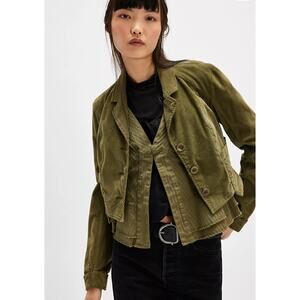 Free People Orly Cord Heritage Jacket | Size M